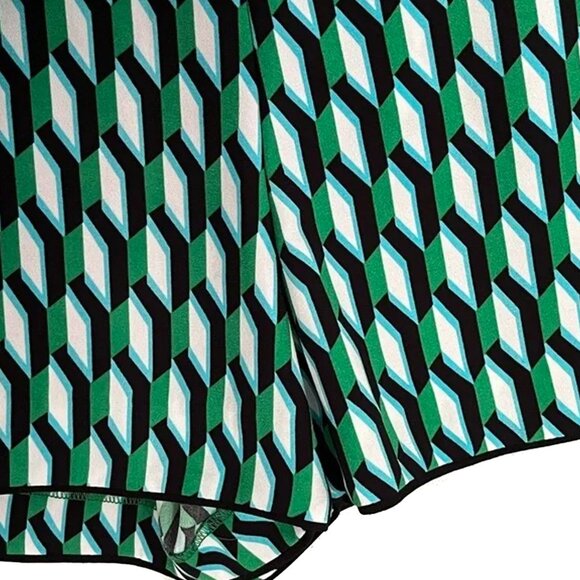 DIANE VON FURSTENBERG x TARGET Arrow Geo Side Wrap Shorts Skort Size 1X NWT - Picture 5 of 6